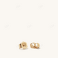 Round Diamond Studs 14K Solid Gold Earrings  customdiamjewel   