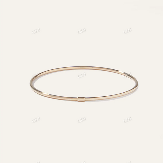 14K Gold Hip Hop Stacking Bangle hip hop jewelry customdiamjewel