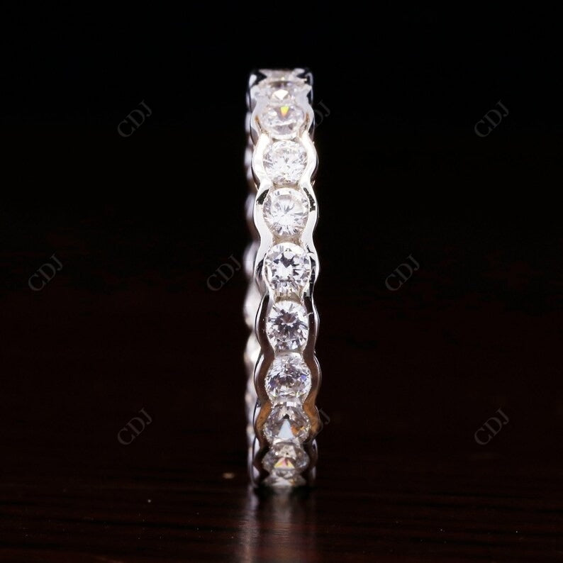 1.70CT Round Cut Real Diamond Full Eternity Wedding Band  customdiamjewel   