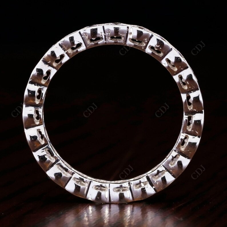 1.70CT Round Cut Real Diamond Full Eternity Wedding Band  customdiamjewel   