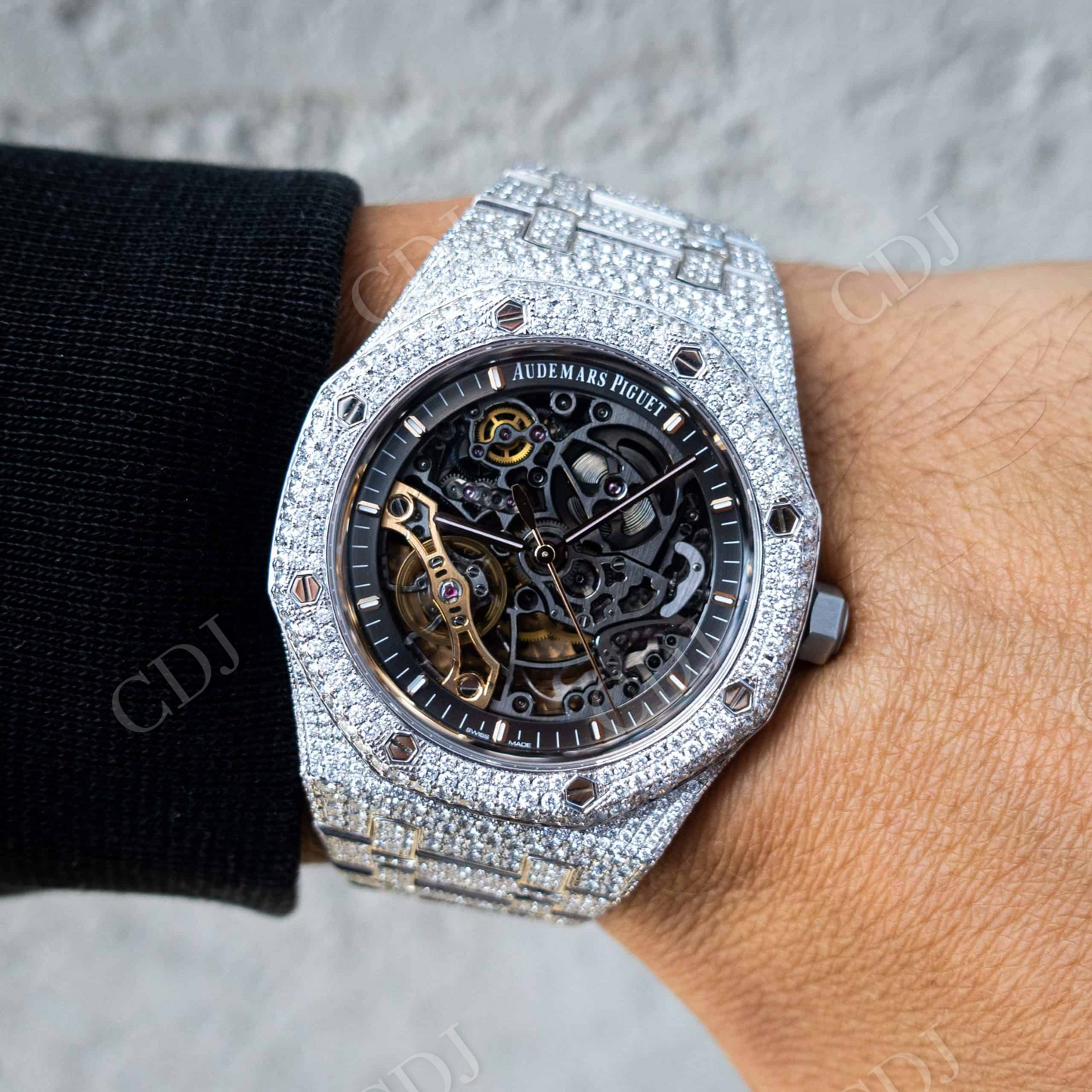 Audemars Piguet Diamond Custom Watch  customdiamjewel   