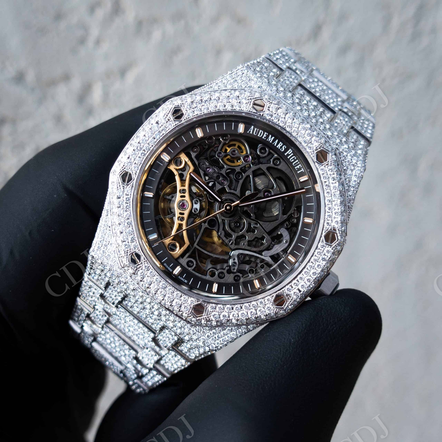 Audemars Piguet Diamond Custom Watch  customdiamjewel   