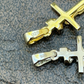 Small Plain Gold Cross Jesus Crucifix Pendant  customdiamjewel   