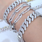 VVS 925 Sterling Silver Diamond Bracelet hip hop jewelry CustomDiamJewel   