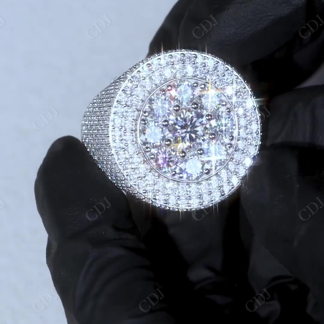 Iced Out VVS D Color Quality Diamond Ring hip hop jewelry CustomDiamJewel   