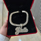 Yinette Custome Name Trendy Hip Hop Diamond Pendant hip hop jewelry CustomDiamJewel   