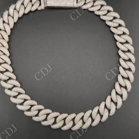 Full Iced Out Cuban Link Bracelet hip hop jewelry CustomDiamJewel   