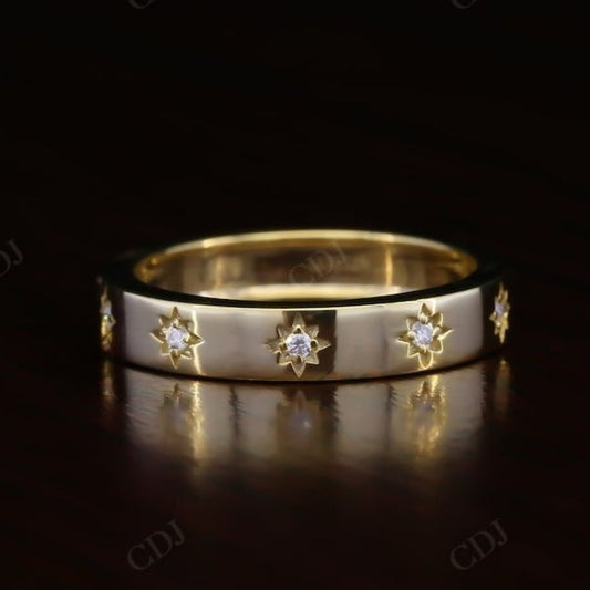 Vintage Celestial 0.05CTW Lab grown Diamond Band  customdiamjewel   