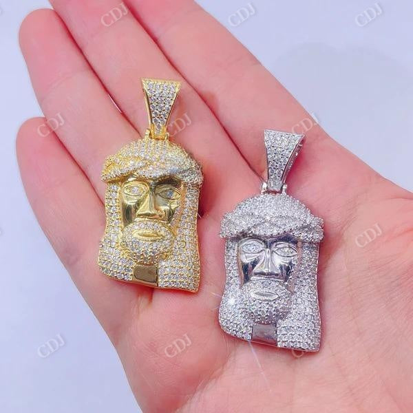 Buss Down Diamond Hip Hop Jesus Pendant  customdiamjewel   