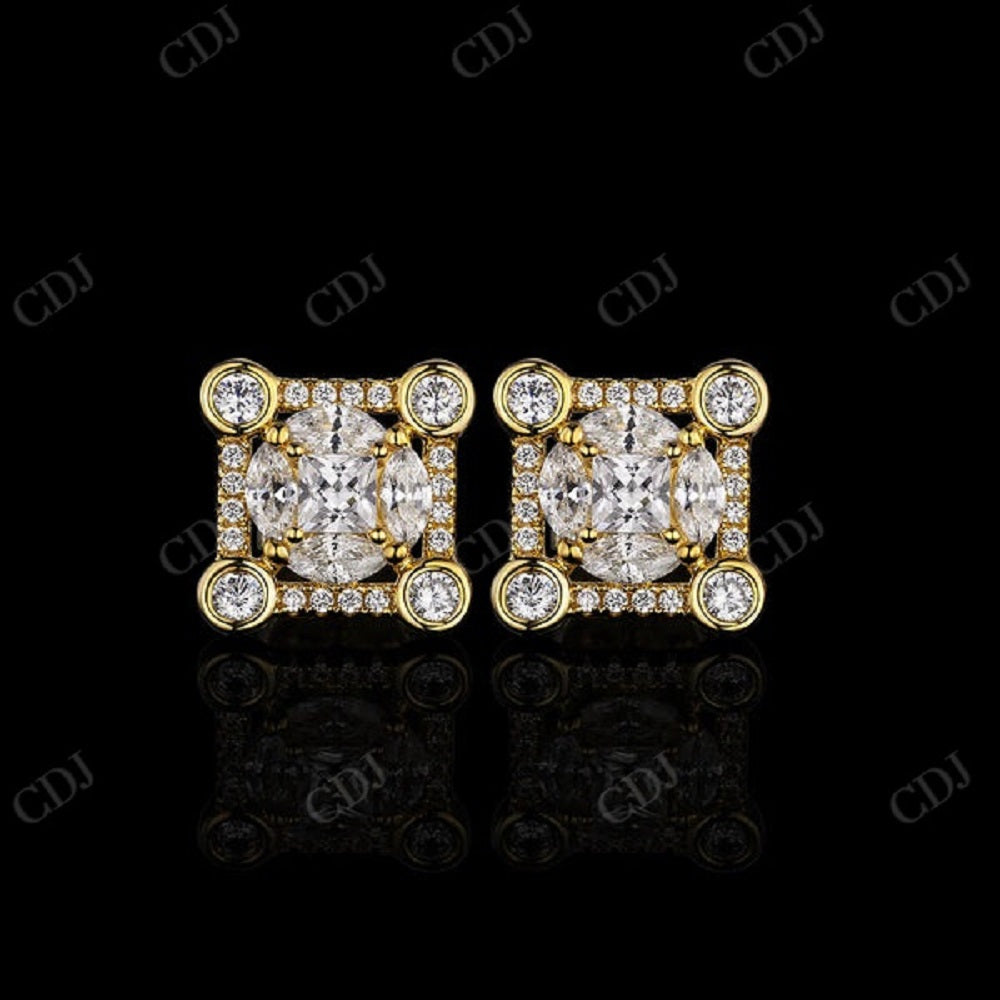 Moissanite Custom Diamond Earrings  CustomDiamJewel   