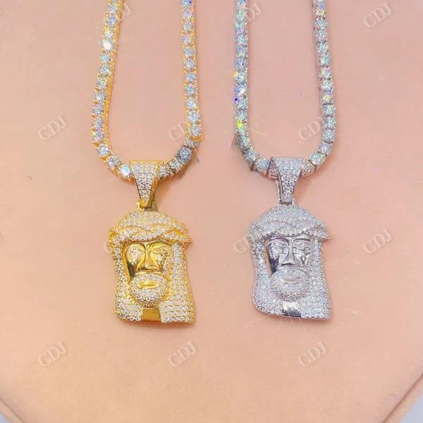 Buss Down Diamond Hip Hop Jesus Pendant  customdiamjewel   