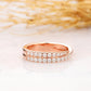 3/4 Eternity 0.89CTW Twist Matching Wedding Band  customdiamjewel   