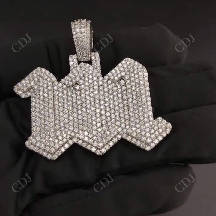 Iced Out Custom 111 Diamond Pendant hip hop jewelry CustomDiamJewel   