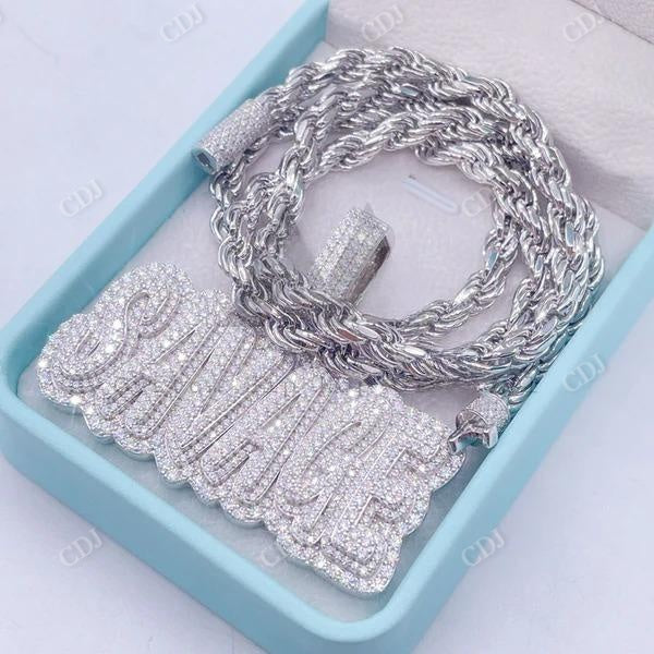 Iced Out Diamond Savage Pendant For Men  customdiamjewel   