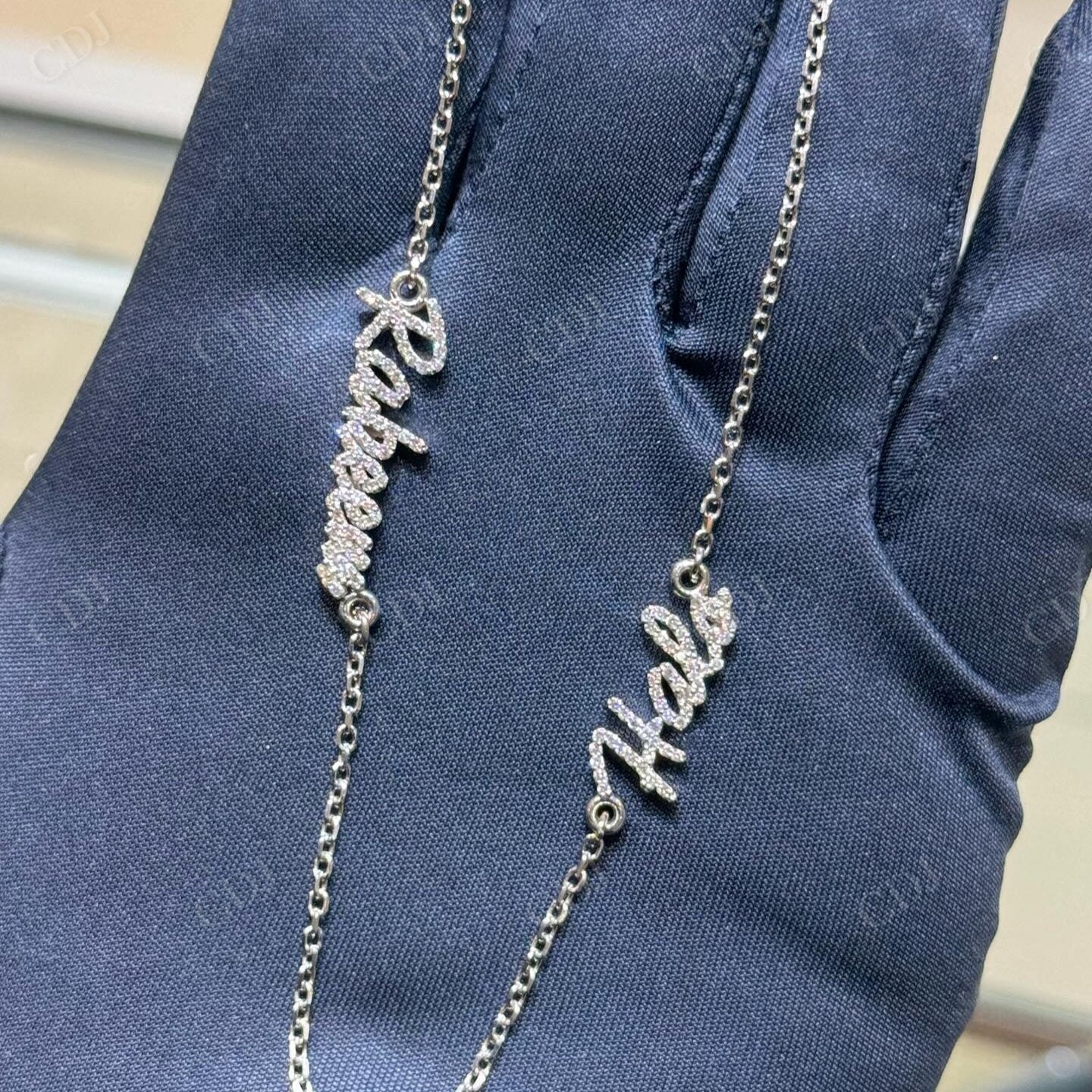 Custom Name Moissanite Studded Hip Hop Chain hip hop jewelry CustomDiamJewel   