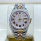 Roman Dial Jubilee Belt Rolex Moissanite Watch  customdiamjewel   