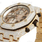 Real Diamond Watch For Rappers AP Date Just Diamond Watch Hip Hop Watch 34.75 CTW (Approx)  customdiamjewel   