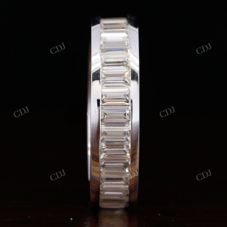 Channel Set Tapered Baguette Natural Diamond Band  customdiamjewel   