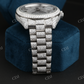 Natural Diamond Iced Out Rolex Watch  customdiamjewel   