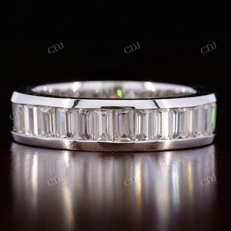 Channel Set Tapered Baguette Natural Diamond Band  customdiamjewel   