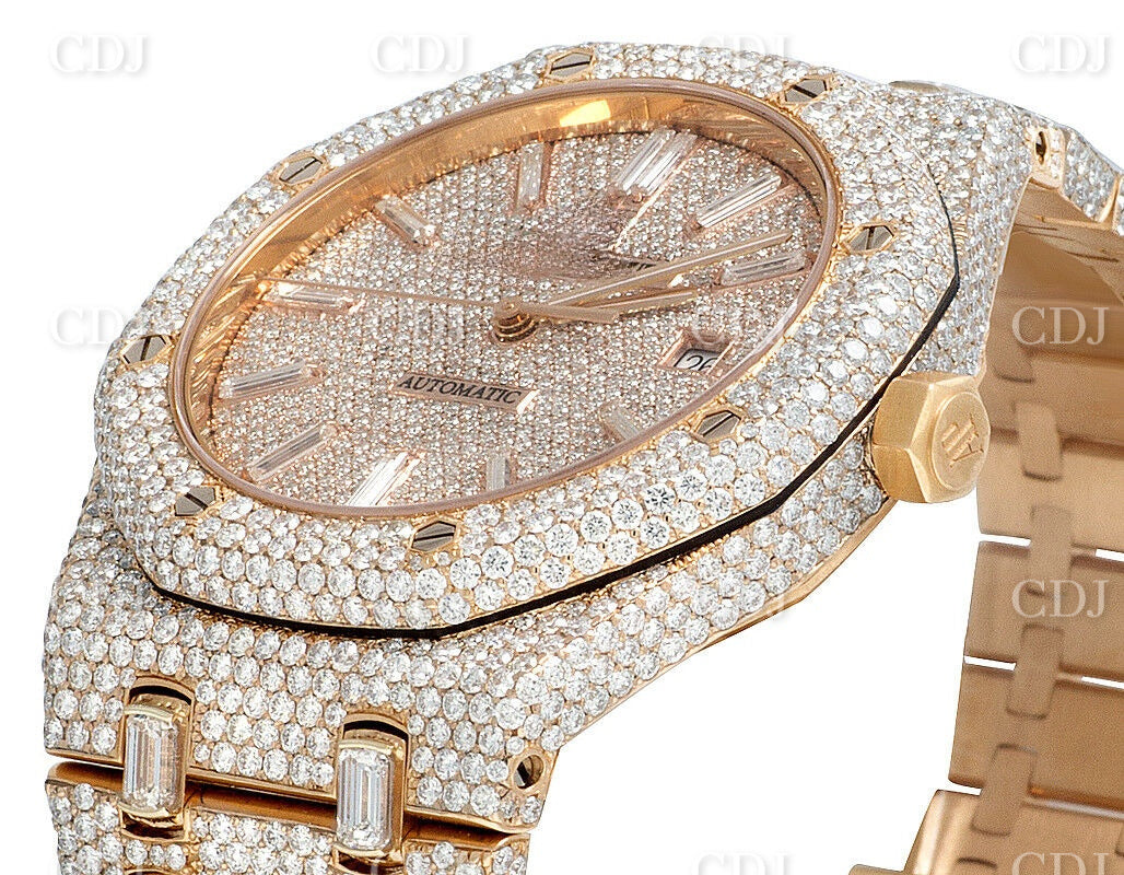 Best Selling Top Brand Luxury Watch Lab Grown Diamond Bling Watch Men Wrist Hip Hop Watch CDJ Custom Made Watch  customdiamjewel   