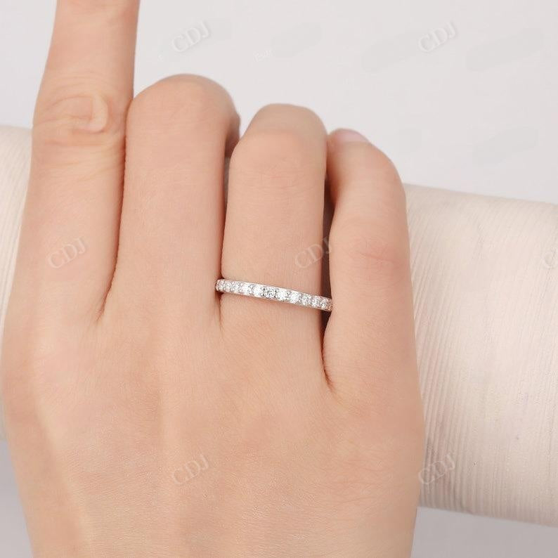 0.93CTW Round Natural Diamond Full Eternity Wedding Band  customdiamjewel   