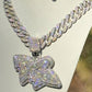 Luxurious Fully Ice Out Custom R3 Moissanite Neckalce hip hop jewelry customdiamjewel   