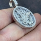 Iced Baguette & Round Diamond St Michael Archangel Pendant  customdiamjewel   