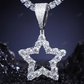 Star Shape Moissanite Diamond Pendant customdiamjewel