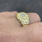 Antique Round Diamond Solid Gold Ring  customdiamjewel   