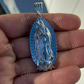 Men's 925 Sterling Silver Virgin Mary Guadalupe Senora Pendant  customdiamjewel   