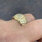 Antique Round Diamond Solid Gold Ring  customdiamjewel   