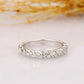 0.21CTW Round Diamond Rope Style Half Eternity Wedding Band  customdiamjewel   