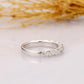 0.21CTW Round Diamond Rope Style Half Eternity Wedding Band  customdiamjewel   