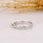 0.21CTW Round Diamond Rope Style Half Eternity Wedding Band  customdiamjewel   