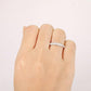 0.21CTW Round Diamond Rope Style Half Eternity Wedding Band  customdiamjewel   