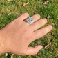 Men's Dollar Sign Iced Out Diamond Ring  customdiamjewel   