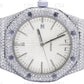 Lab Grown Diamond Watch Mens Audemars Piguet Royal Oak 41MM Stainless Steel Watch 31.5 CTW (Approx)  customdiamjewel   