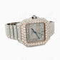 Cartier Fully Diamond Hip Hop Iced Out Watch  customdiamjewel   