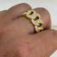 Diamond Iced Out 14K Gold Miami Cuban Ring  customdiamjewel   