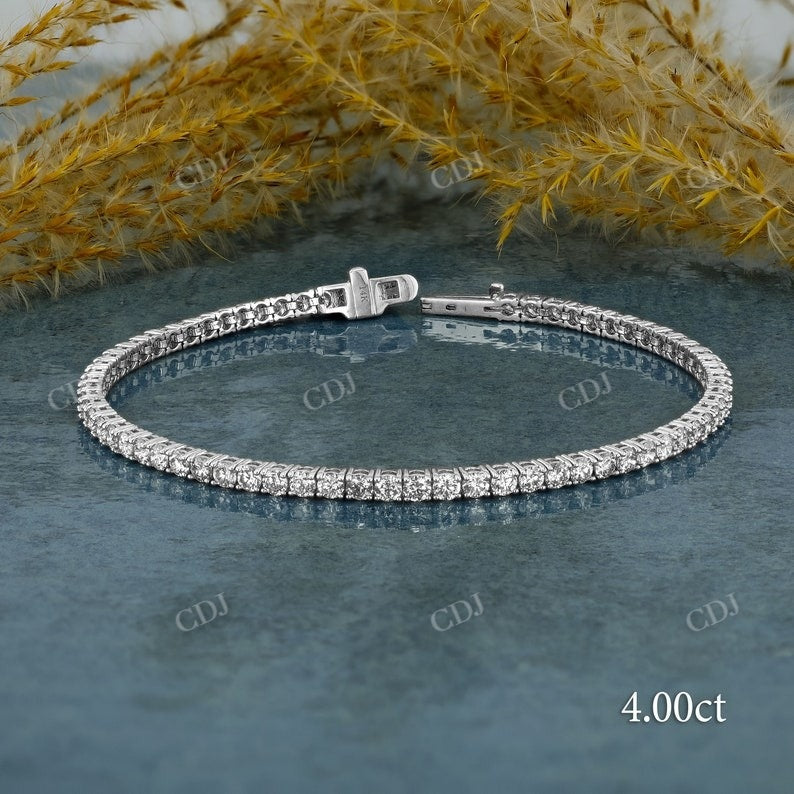 1.00CT Tennis Low Profile Natural Diamond Bracelet tennis bracelet customdiamjewel   