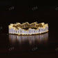 Full Eternity Baguette Natural Diamond Wedding Band  customdiamjewel   