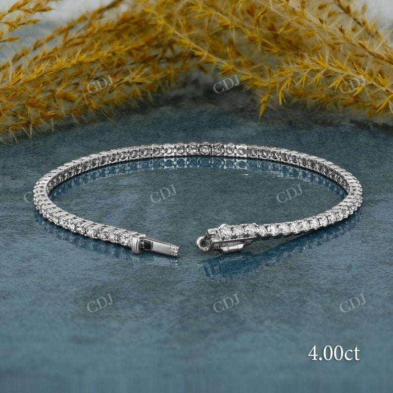 1.00CT Tennis Low Profile Natural Diamond Bracelet tennis bracelet customdiamjewel   