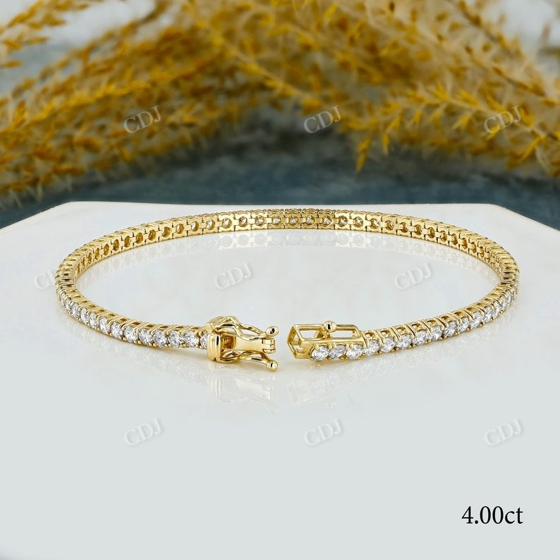 1.00CT Tennis Low Profile Natural Diamond Bracelet tennis bracelet customdiamjewel   