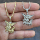 Moissanite Saint Michael Archangel Pendant  customdiamjewel   