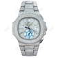 Fully Iced Out Moissanite Diamond Watch  customdiamjewel   