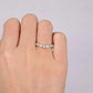 0.12ctw Milgrain Set Lab Grown Diamond Matching Band  customdiamjewel   