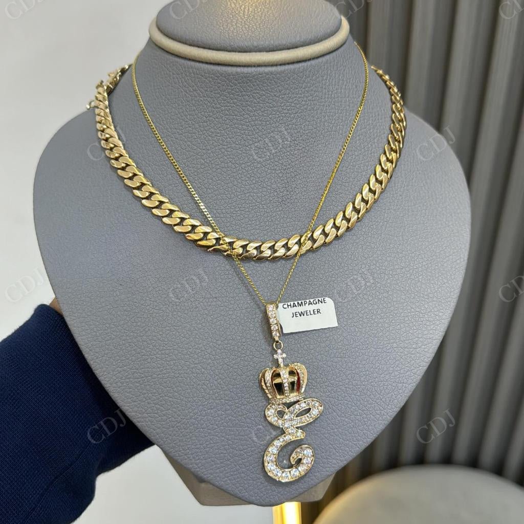 10K Yellow Gold Diamond Latter Z Hip Hop Pendent hip hop jewelry CustomDiamJewel   