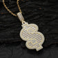 Hip Hop Diamond Doller Sign Pendant  CustomDiamJewel   