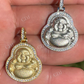 14K Gold Buddha Hip Hop Pendant For Mens  customdiamjewel   